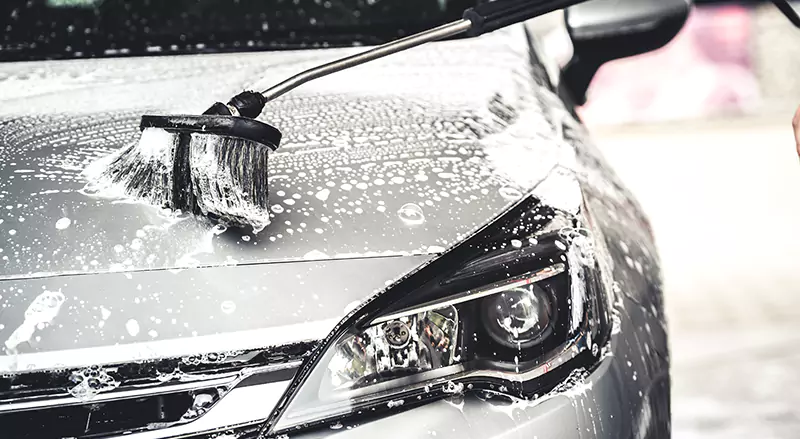 image of car washing